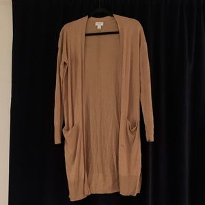 Old navy long cardigan duster sweater